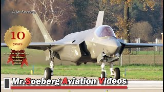 This FULL POWER F35 departure starts the 10th anniversary of Mr.Soeberg Aviation Videos.