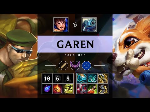 Garen Mid vs Fizz - EUW Master Patch 25.21