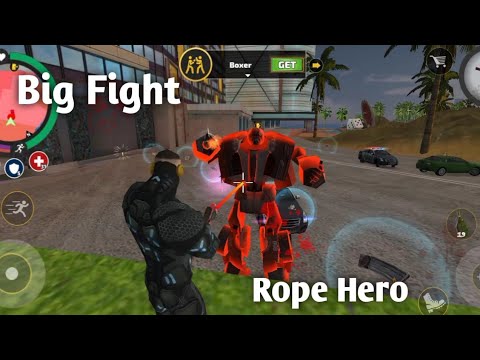 Rope Hero Vice Town Big Fight  Naxeex Gameplay Android Rahulnacion