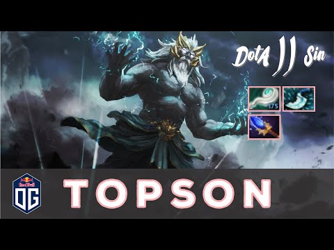 TOPSON - ZEUS DOTA 2 7.24 3 ITEMS MIDLANE GAMEPLAY BUILD | DOTA 2 PRO PLAYER GAMEPLAY