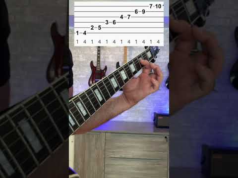 How to play a Diminished 7th Arpeggio on guitar #shorts