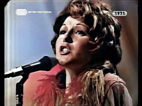 Lenita Gentil - Anda Ver O Sol - Festival da Canção RTP 1971 (a cores)