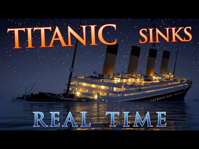 A Recreation Of The Titanic Sinking In Real Time Is A