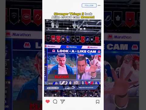 Stranger Things 5 look Alike crowd cam Moment #StrangerThings5 #MillieBobbyBrown #lookAlikecrowd