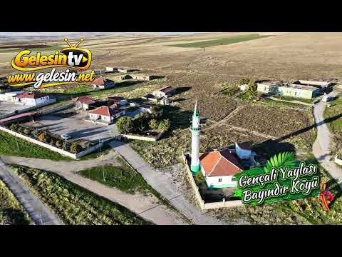Gençali yaylası bayındır köyü havadan çekim