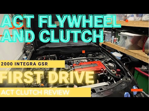 Act clutch integra and lightweight Flywheel, B18c1 all motor. Act clutch install.