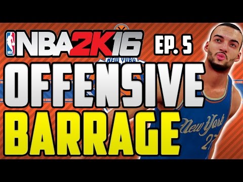 NBA 2K16 Fantasy Draft MyLeague: New York Knicks - Offensive Barrage! [Ep.5]