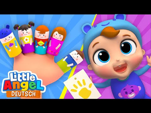 Die Finger-Familie | Welche Farbe ist das? | Little Angel Deutsch - Kinderlieder