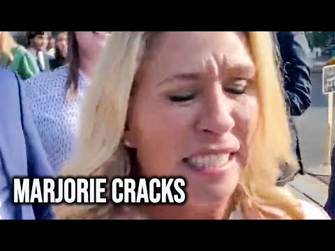 Marjorie Greene CRACKS On Camera Kicking Activist