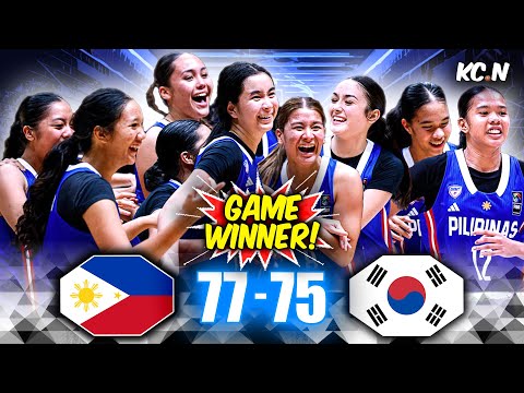 WILD Last Quarter! Gilas U16 vs Korea, FIBA U16 Women's Asia Cup
