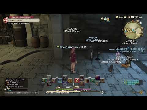 FINAL FANTASY XIV SOLO PLAYTHROUGH #113: WEAVER LEVEL 30 GRIND & CLASS QUEST