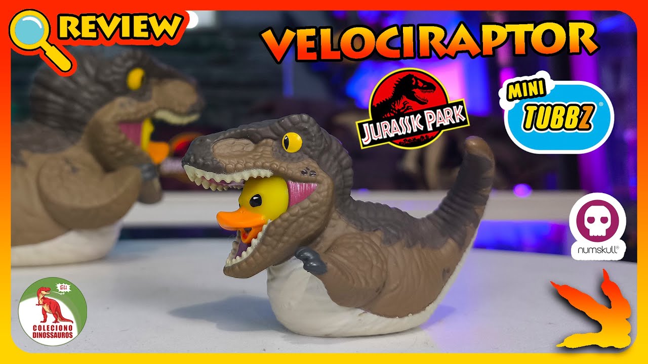 Velociraptor Mini TubbzJurassic Park  - Review PT_BR e Comparação!