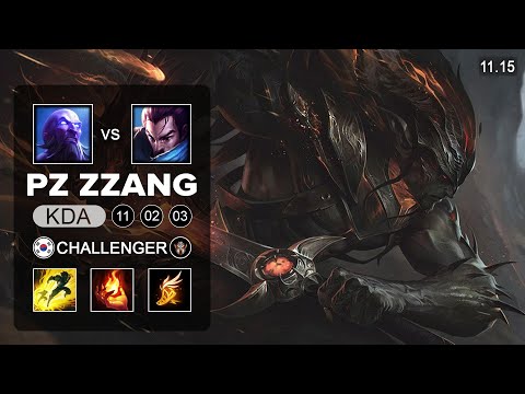 Pz ZZang vs Showmaker - Yasuo Mid vs Ryze - KR Challenger Patch 11.15