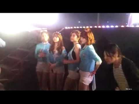 120909 Girl's Day Backstage @ 2012 Incheon K-POP Concert