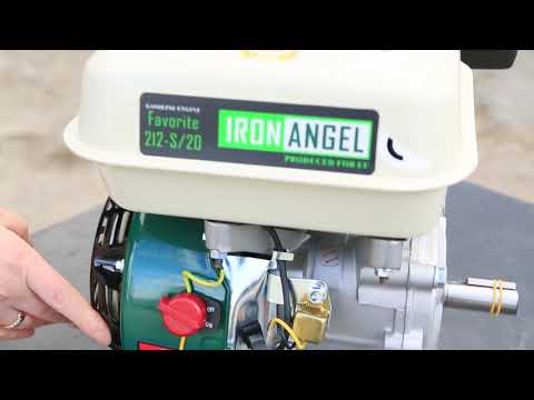 Видео Двигатель бензиновый Iron Angel Favorite 212-S/20  обзор