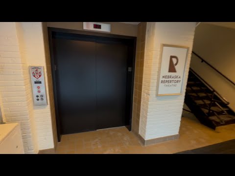 BIG and SLOW Dover Hydraulic Elevator with Rear Door in the Temple Building at UNL