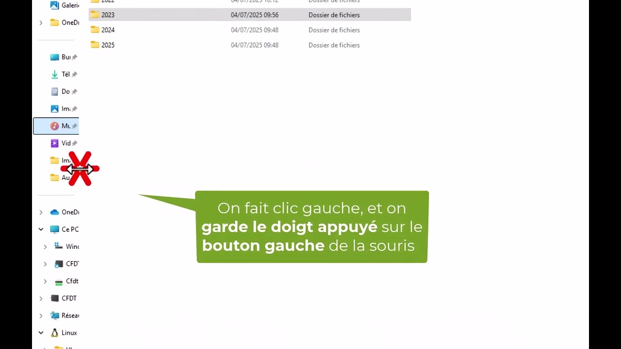 Redimensionner barre
