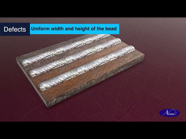 Weaved bead on an M.S Plate 10 mm thick in a flat position "SWAW"
