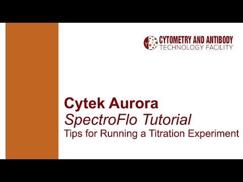 How to Unmix Titration Tubes on the Cytek Aurora Using the Extra Tools Menu