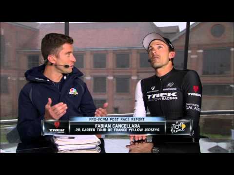 Fabian Cancellara Tour de France stage 5 post race interview