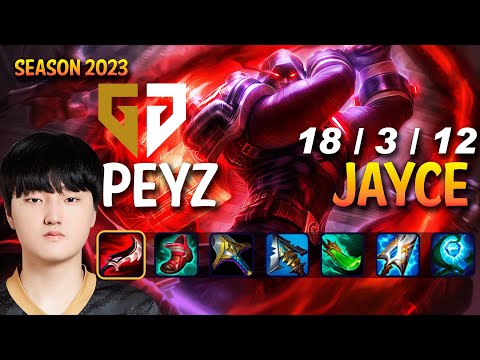 GEN Peyz JAYCE vs TRISTANA Mid - Patch 13.18 KR Ranked
