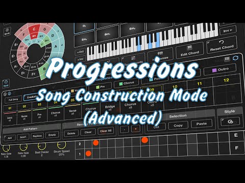 Progressions for iOS -   Advanced Song Construction Mode