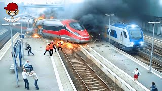 60 Train Crashes Filmed Right Before It All Went Wrong | Unbelievable Moments