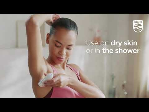 Philips Epilator Series 8000 „Wet &amp; Dry“ epiliatorius BRE730/10 video