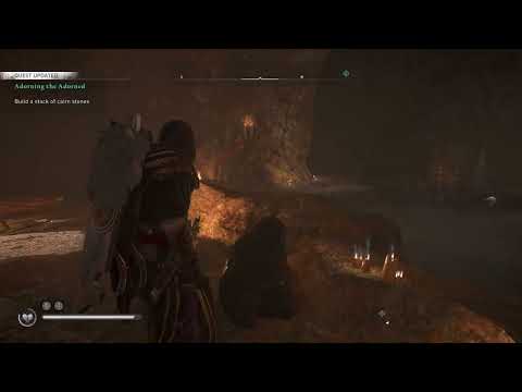 Adorning the Adorned | Find the entrance of Peak Cavern | Search for the exile