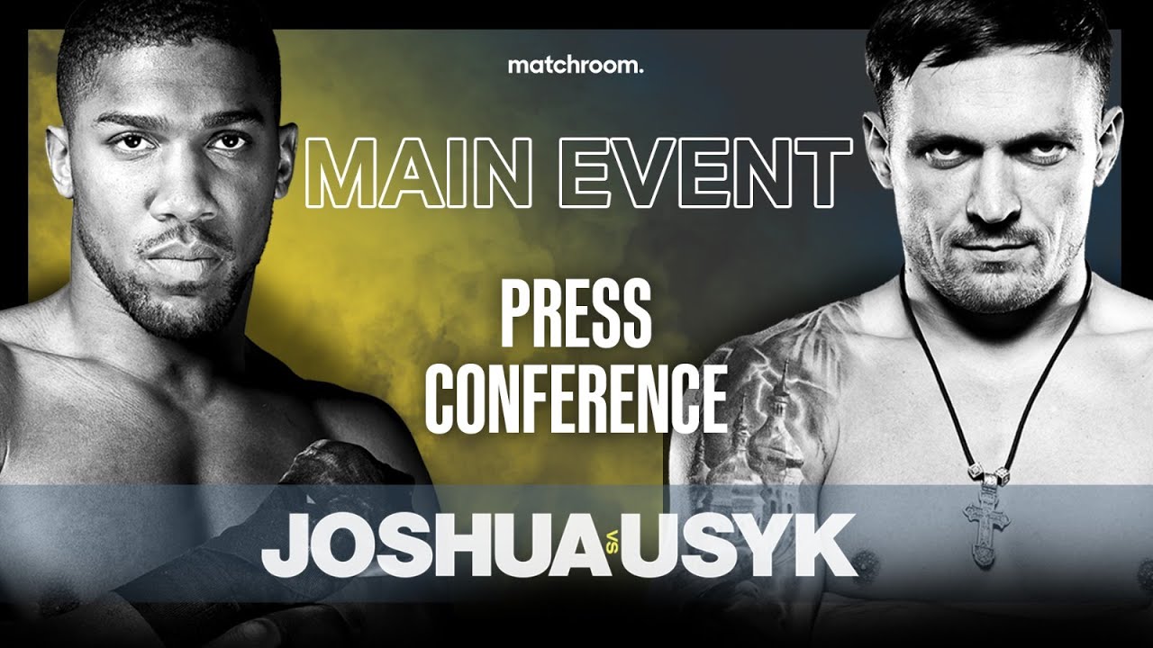 Joshua vs Usyk press conference video