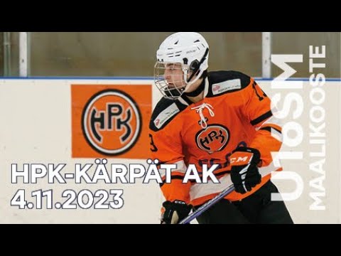Maalikooste: HPK taipui Kärppien Akatemia-joukkueelle U16 SM-sarjassa Hämeenlinnassa
