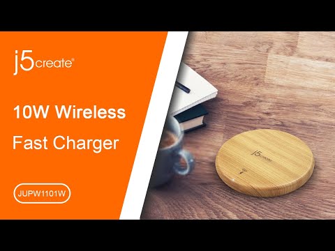 j5create® 10W Wireless Fast Charger JUPW1101W