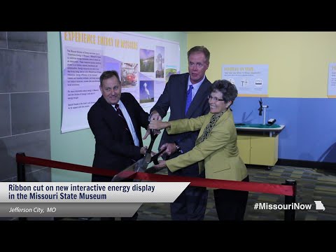 Ribbon cut on new energy display in Missouri State Museum