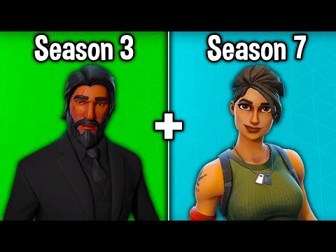 the most tryhard skin of every season fortnite season 1 8 - most tryhard skins fortnite