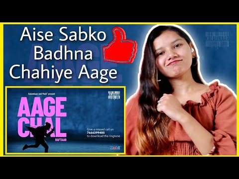 RAFTAAR - AAGE CHAL (OFFICIAL VIDEO) Reaction | KALAMKAAR | Ruchika chhetri Reaction