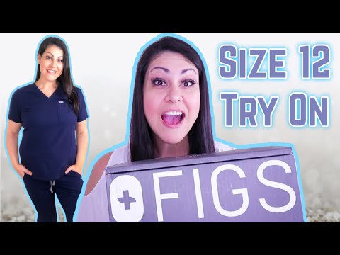 Figs Scrubs Review With Try-On, Measurements, Size 12 Large Medium | Discount $20 Off