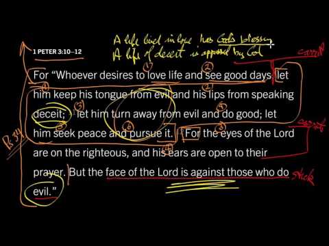 1 Peter 3 10–12    The Key to Enjoying Your Life