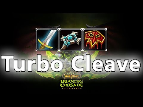 #1 "TURBO CLEAVE" (TBC Warrior 3v3 Arena) - WoW Classic BURNING CRUSADE PvP ft. Neoxi & Mangy