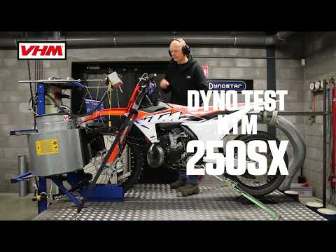 Dyno test KTM 250SX 2023 with VHM head insert piston