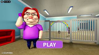 Betty's Nursery! FIRST PERSON OBBY! roblox Gameplay Walkthrough No Death 4K