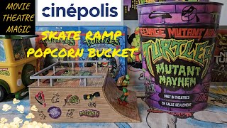 Teenage Mutant Ninja Turtles Mutant Mayhem Skate Ramp Popcorn Bucket From Cinépolis In Mexico
