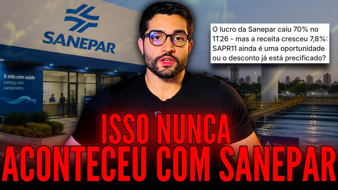 SANEPAR PERDEU FUNDAMENTOS? PENSO EM TIRAR SAPR4 DA CARTEIRA?