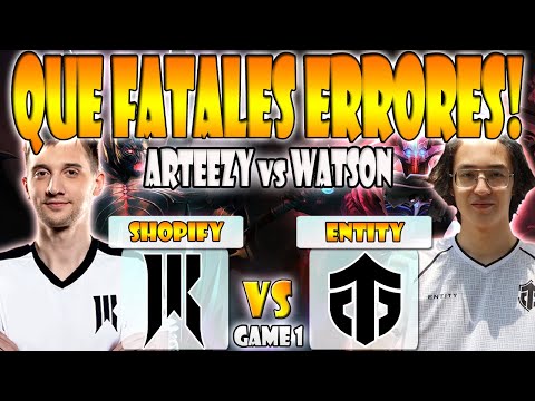 SHOPIFY REBELLION VS ENTITY BO2[GAME 1] MIRACLE, ARTEEZY VS WATSON - DREAMLEAGUE SEASON 20 - DOTA 2