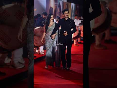 Vicky & Katrina together arrives for #chhaava 's premiere #shorts #katrinakaif #vickykaushal