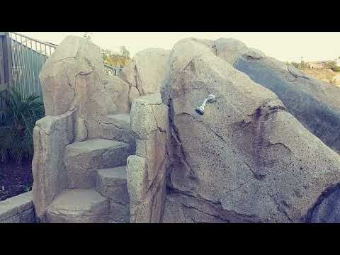 New Fake Rock Stairs & "Railing" Stones