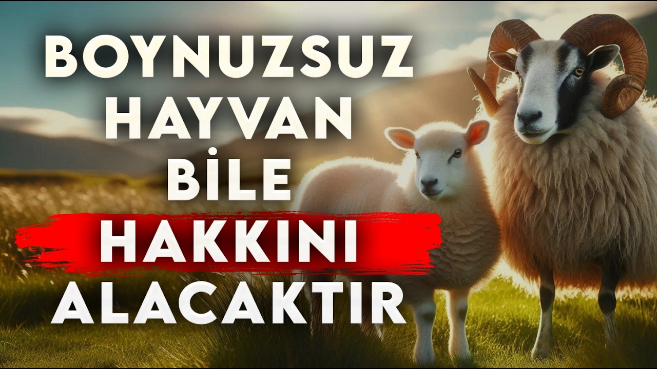 Boynuzsuz Hayvan Bile Hakkını Alacaktır- Asıl Müflis Kimdir?