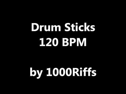 Drum Stick Metronome : 120 BPM - Beats Per Minute