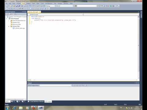 How to Start Programming With Microsoft Visual Studio 2010.wmv