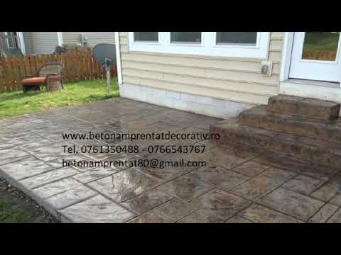 Beton Amprentat Grebănu - Buzău  Tel.0761350488 -0766543767