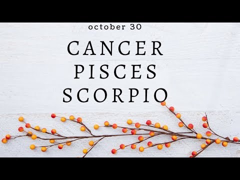 Major compromise, WATER Sign (Cancer, Pisces, Scorpio) October 30